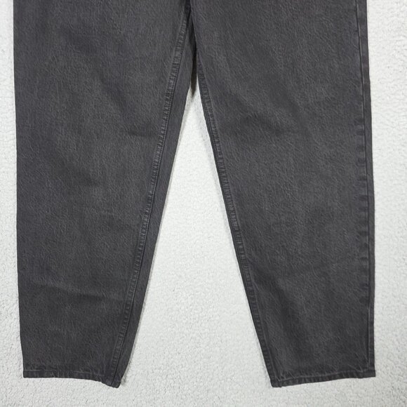 Abercrombie & Fitch Jeans Size 25/0R Black Tapered Loose High Rise Curve Love - Picture 4 of 12